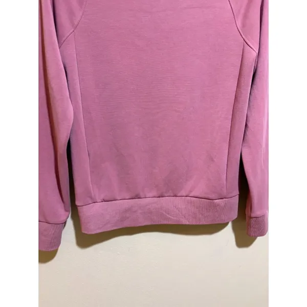 Athleta Size XXS Seasoft Scoop-Neck Sweatshirt Antique Rose Pink - Image 9