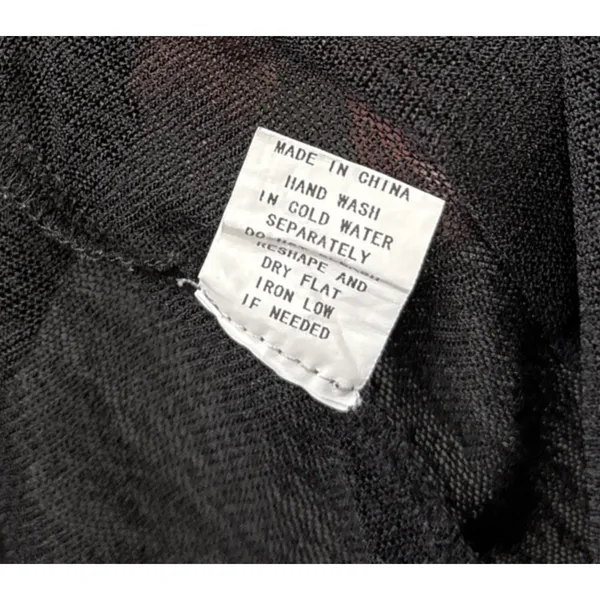 Ember Sheer Duster Size XL Black Dark Romantic Cardigan Fairy Grunge Whimsigoth - Image 9