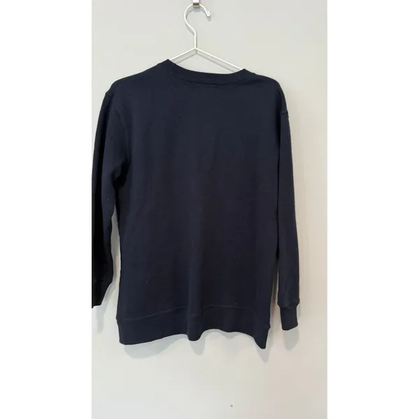 Lauren Ralph Lauren Classic Navy Blue Crewneck Cotton Sweatshirt Sailing S/P - Image 5