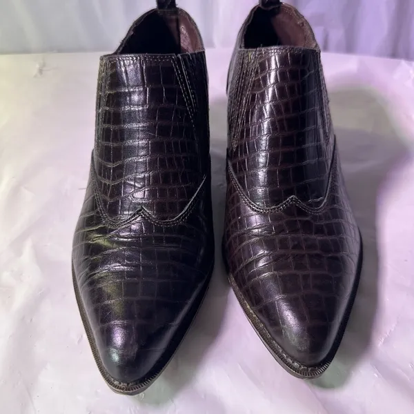 Zodiac Dark Brown Western Boots - Image 5
