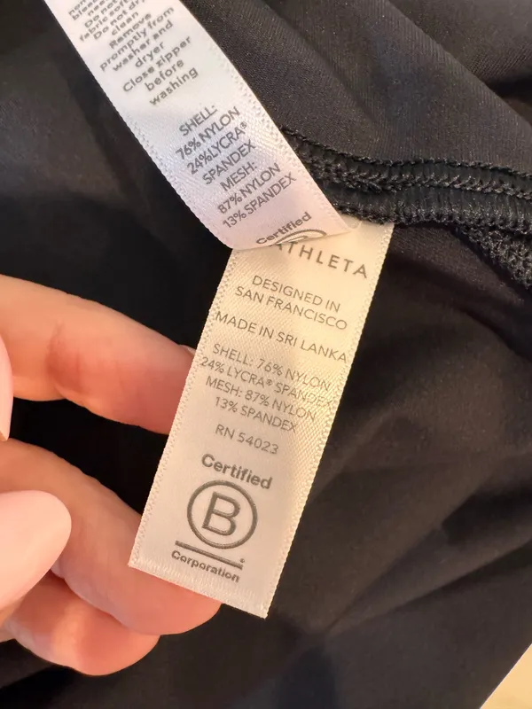 Athleta Black Tennis Dress Mesh Back Sleeveless Sports Golf Fit Flare XS - Image 7