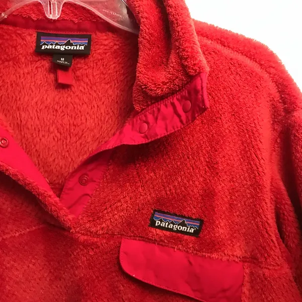Patagonia Red Fleece Jacket - Image 3