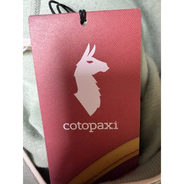 Cotopaxi Do Good‎ Cropped Hoodie Sweatshirt Silver Leaf Women's Size Small - Image 12