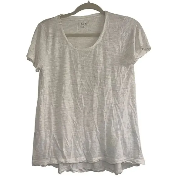 ✨Madewell The Perfect Crewneck Sz Medium Tee in Allday Jersey✨ - Image 4