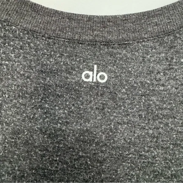 Alo Dark Gray Long Sleeve Top - Image 6