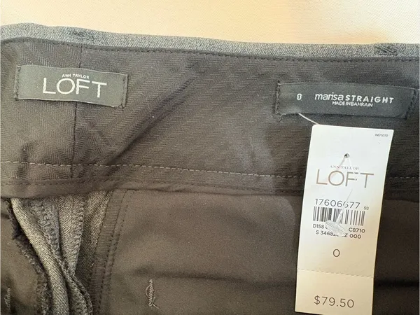 LOFT Women's Straight-Leg Dress Trousers in Slate Gray - Image 6