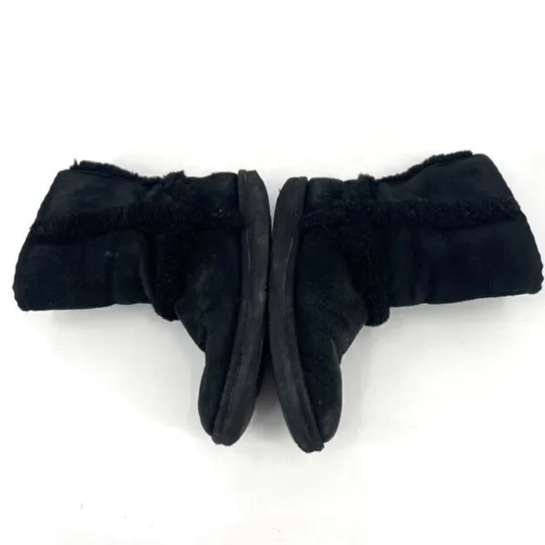 UGG Women's Water Resistant Suede Pull-On Fur‎ Carter Winter Boots Black Size 5 - Image 4