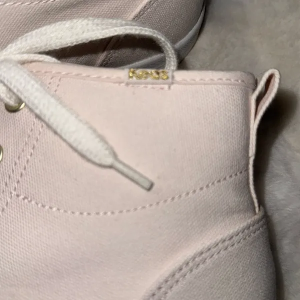 Keds Pink Sneakers Canvas Lace-Up- Kick Start - Image 6