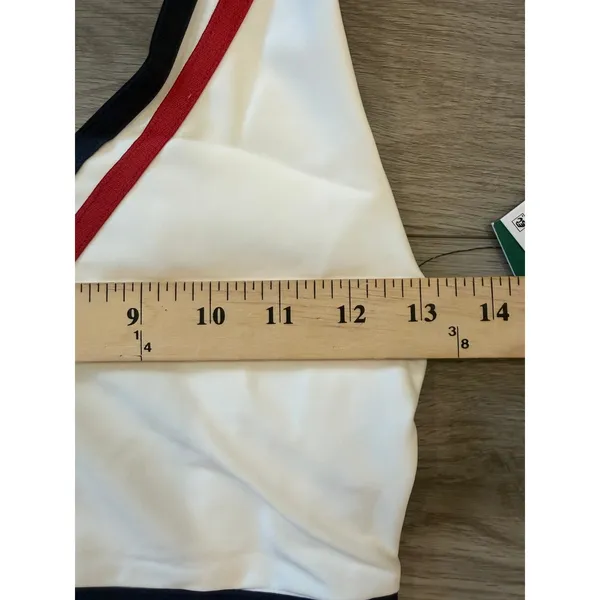 Aqua x Venus Williams Striped Pleated Active Tennis White Mini Dress XS NWT - Image 7