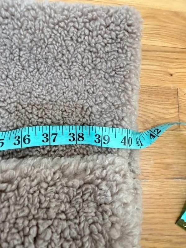 Cozy Chic Plush Teddy Fleece Mid Length Clean Girl Oversized One Button Coat Sm - Image 3