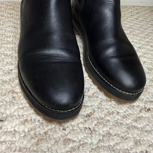 Madewell The Ivy Chelsea Boot in Leather True Black Women’s Size 8.5 Boots - Image 6