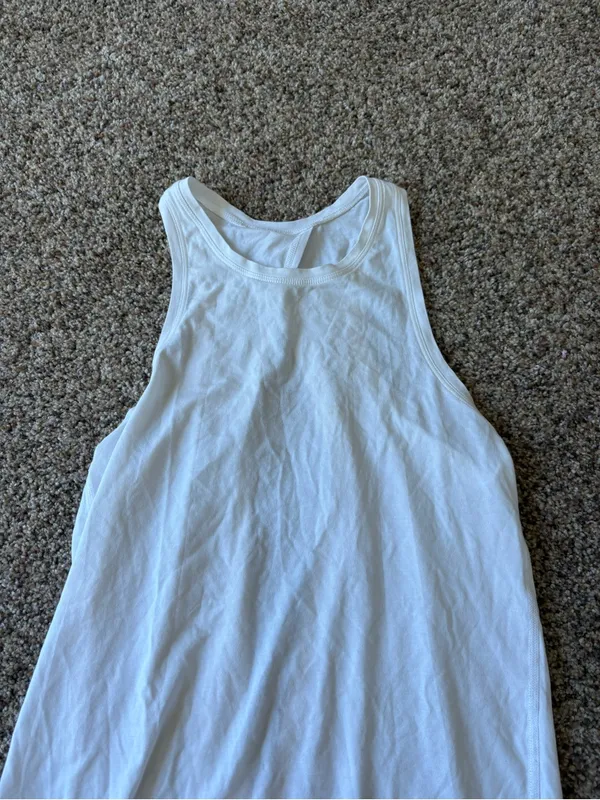 Lululemon White Tie Tank Top - Image 3