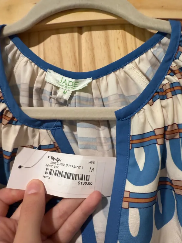 Blue top Size M - Image 2