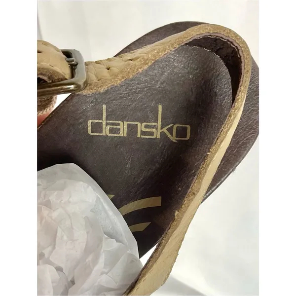 Dansko Rowena Sandals Cutout Leather Platform Clog Boho Sz EU 40 - Image 4