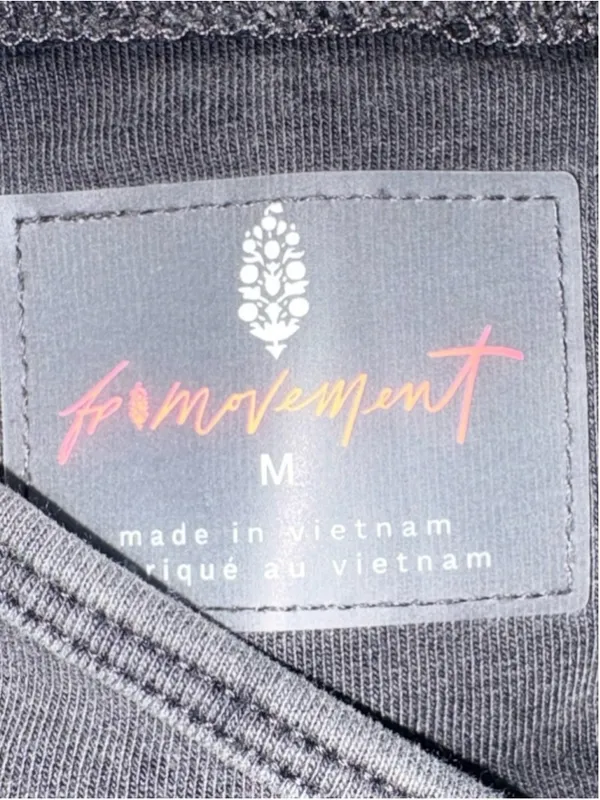 FP Movement Hot Shot Jumpsuit Size M Washed Black / Charcoal Grey - Image 6