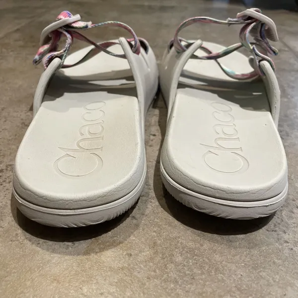 Chacos Women's Chillos Sandal Slide Light Tie Dye Size 9 Adjustable Strap - Image 8