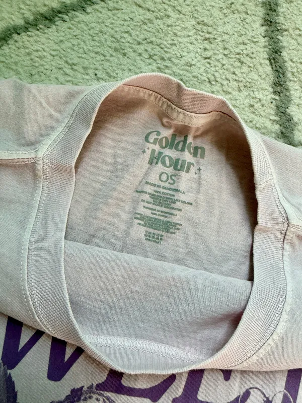 PacSun Golden Hour "Enjoy the Sweet Things" purple graphic t-shirt, One Size - Image 3