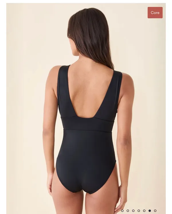 Andie One-Piece Black Swimsuit Mykonos - Image 6