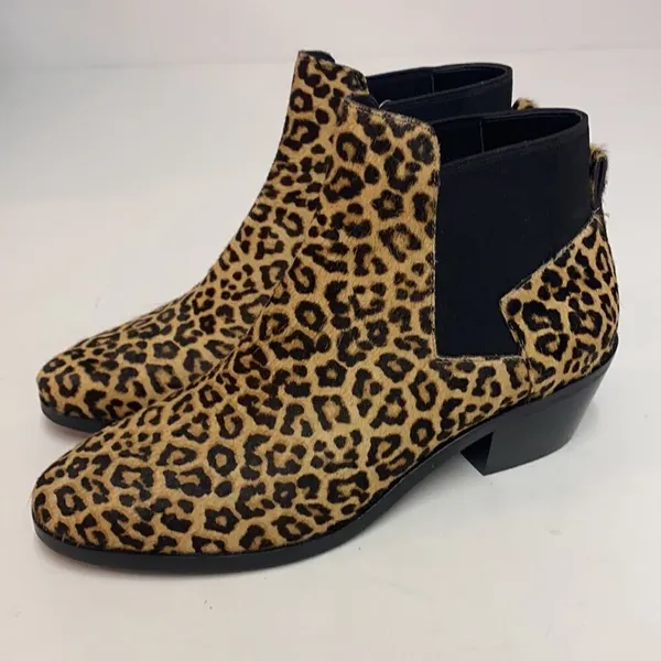 Cole Haan‎ Gia Leopard print calf hair Bootie size 7 1/2B A1 - Image 8