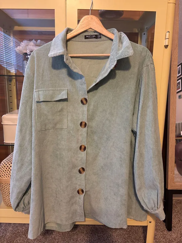 Nasty Gal Corduroy Shirt Oversized - Image 6