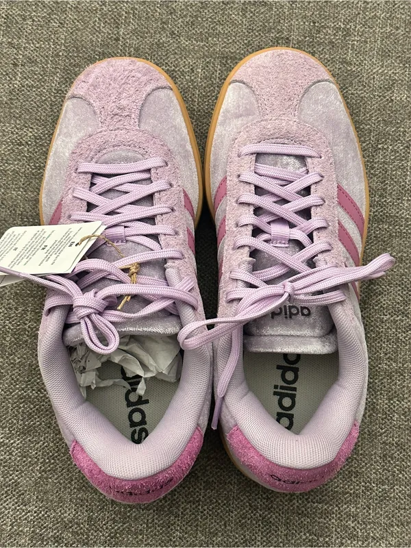 adidas Women's Purple VL Court Bold Sneakers. New size 6 - Image 8