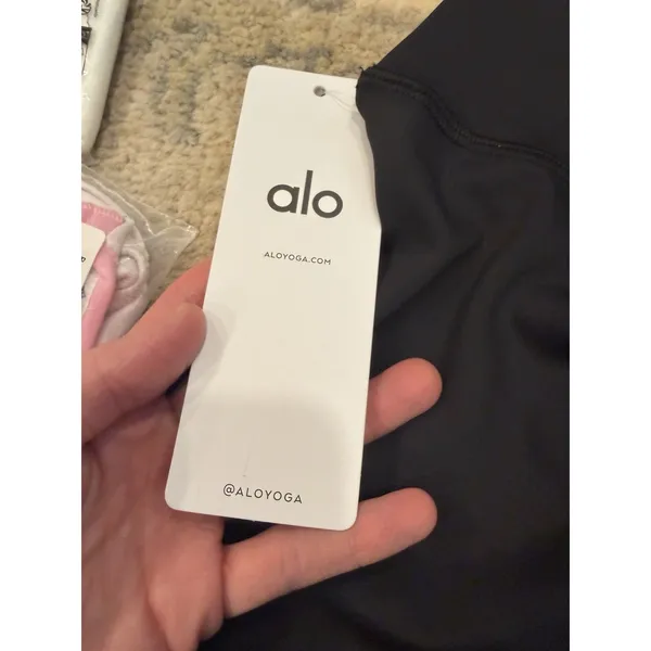 Alo 7/8 High waist Airlift Leggings Black Sz S NWT $134 - Image 5