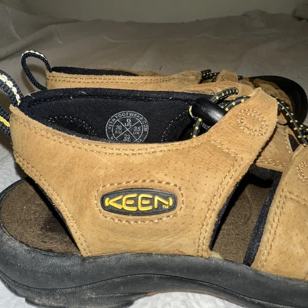 Keen Newport Brown Leather Waterproof Sandals Hiking Womens Size 6 - Image 4