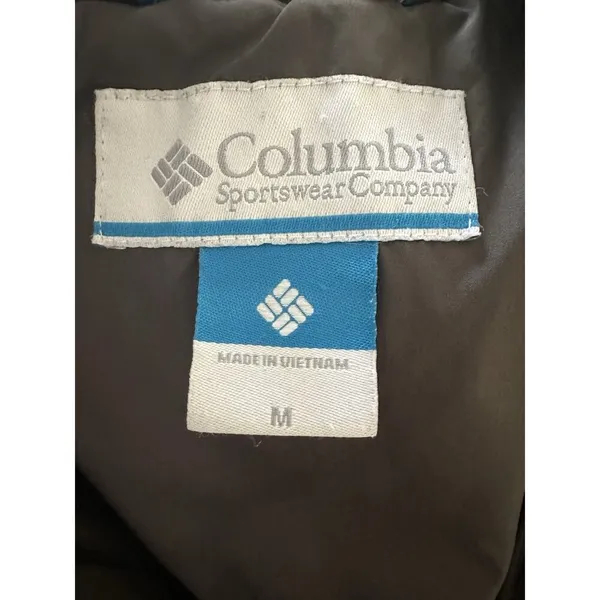 Columbia Women's Black Lightweight Puffer Jacket with Pockets and Logo Medium - Image 7