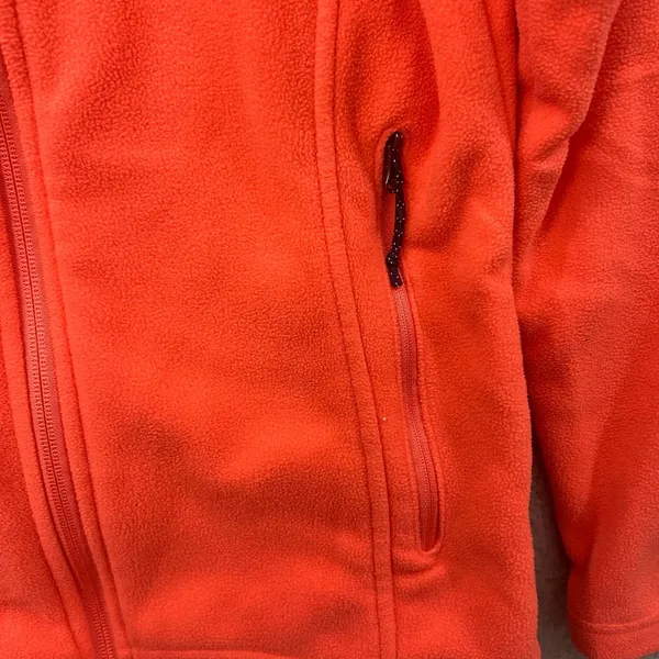 Columbia Jacket Womens S Orange Full Zip Long Sleeve Fleece Jacket Warm Soft‎ - Image 8