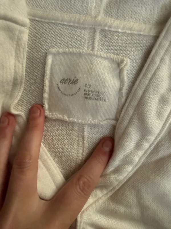 Aerie crop hooded sweatshirt Small - Image 2