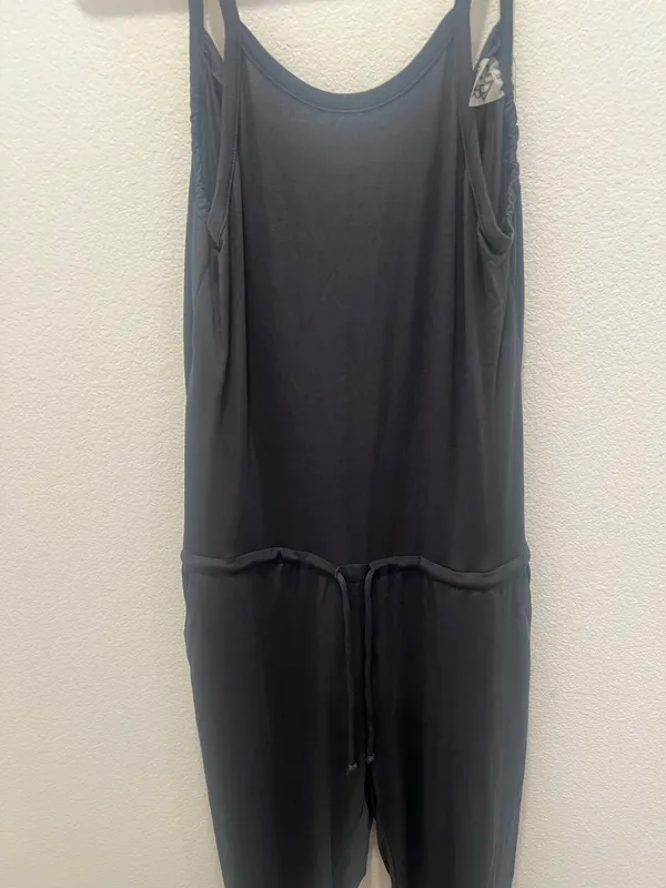 Chaser Grey Sleeveless Jumpsuit with Drawstring Waist Size S - Image 2