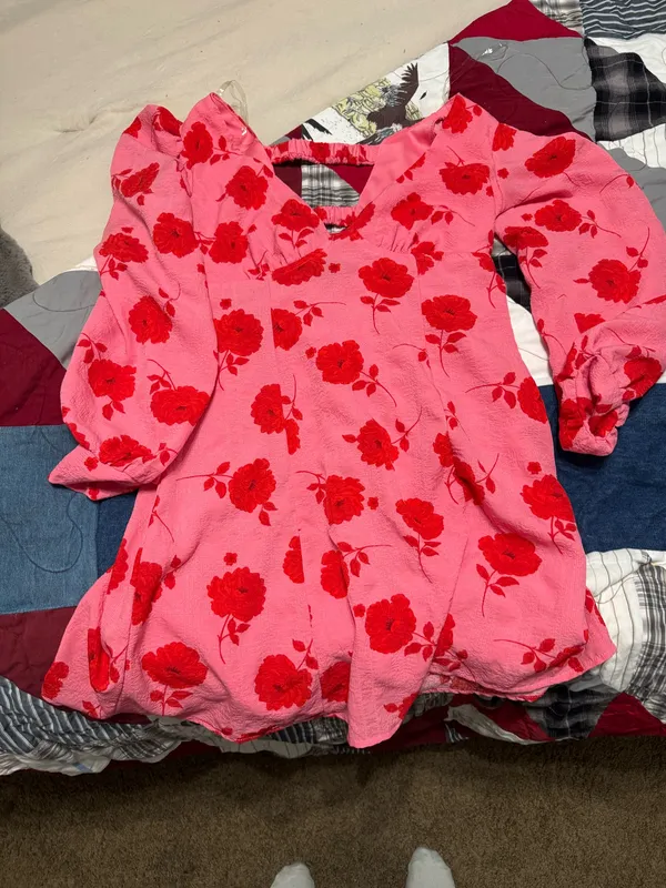 TJ Maxx Pink floral dress - Image 5
