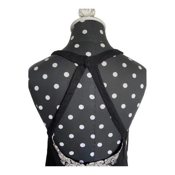 O'Neill Womens Dress‎ Size S Deanna Cut Out Crinkle Lace Medallion Print - Image 5