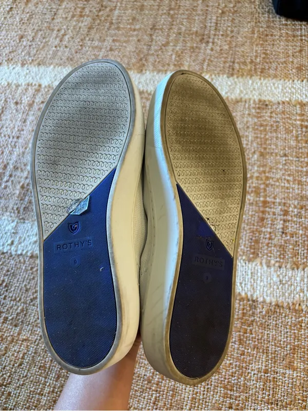 Rothy’s The Original Slip On Sneaker in bright white - Image 5