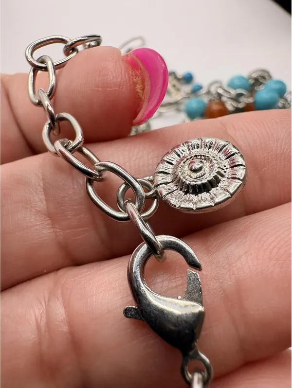 Vintage Jewelry set-3 Necklace Bracelet Earrings Boho - Image 6
