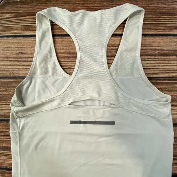 Adidas Tank Top Women's XS White Climalite Racerback Athletic Gym Shirt - Image 5