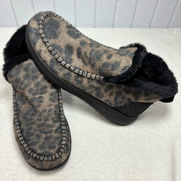 Hey Dude Denny Leo Nut‎ Leopard Print Ankle Boots size 9 - Image 10