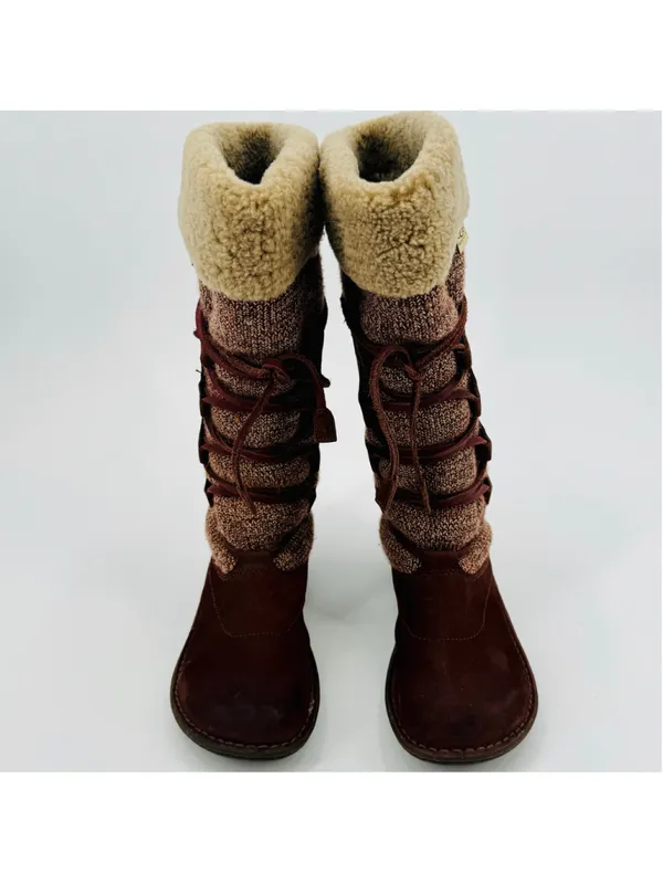 Women's UGG Torrey Brown Winter Boots Mid Calf - Image 3