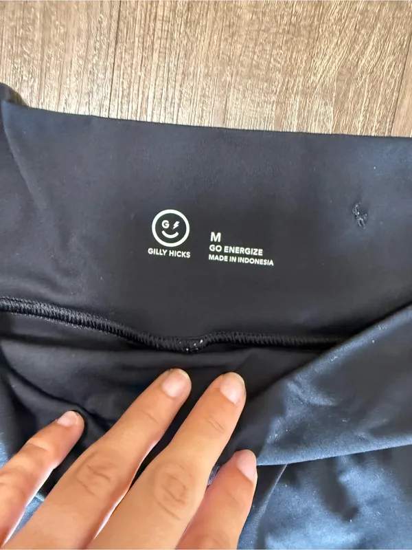 Gilly Hicks Black Athletic Skort with Elastic Waistband - Image 3