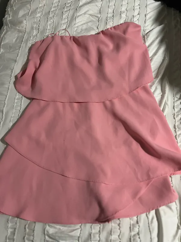 Pants Store Strapless Romper Pink - Image 2