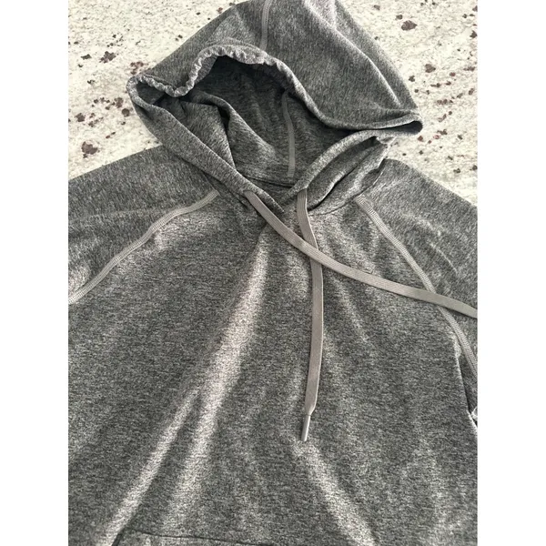 Quince flowknit gray pullover hoodie xs - Image 2