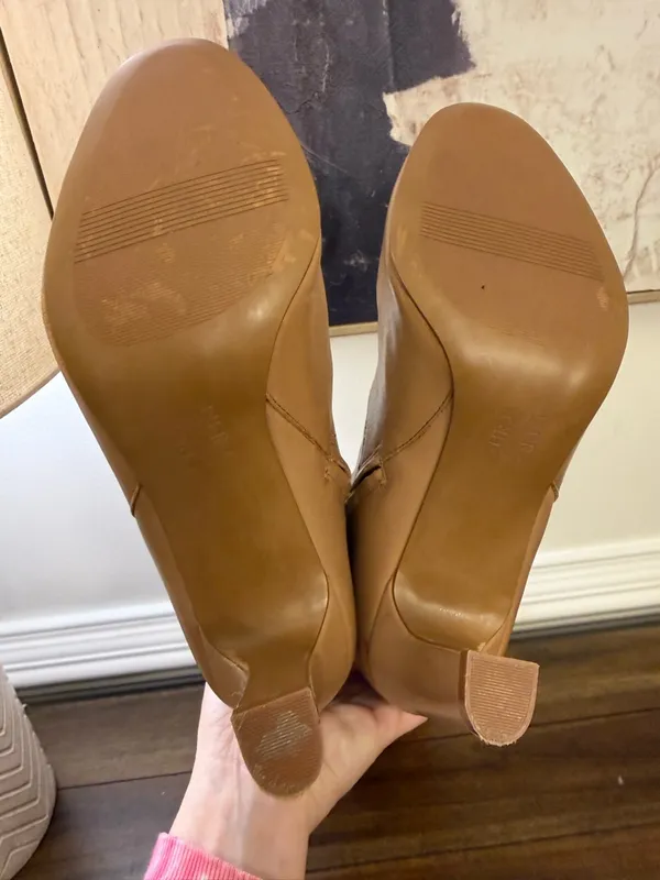 Naturalizer Henny Tall Tan Leather Boots size 9M - Image 9