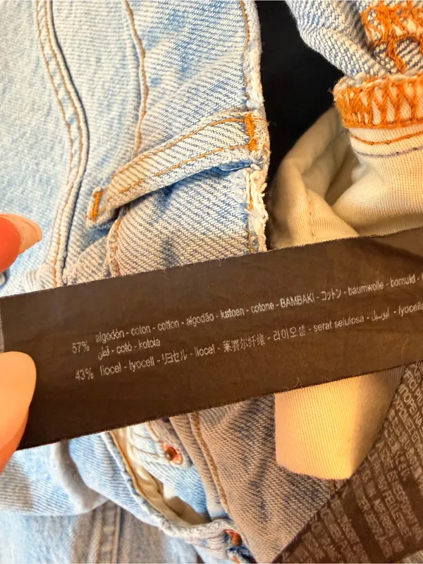 Zara Light Blue Distressed Jeans - Image 5