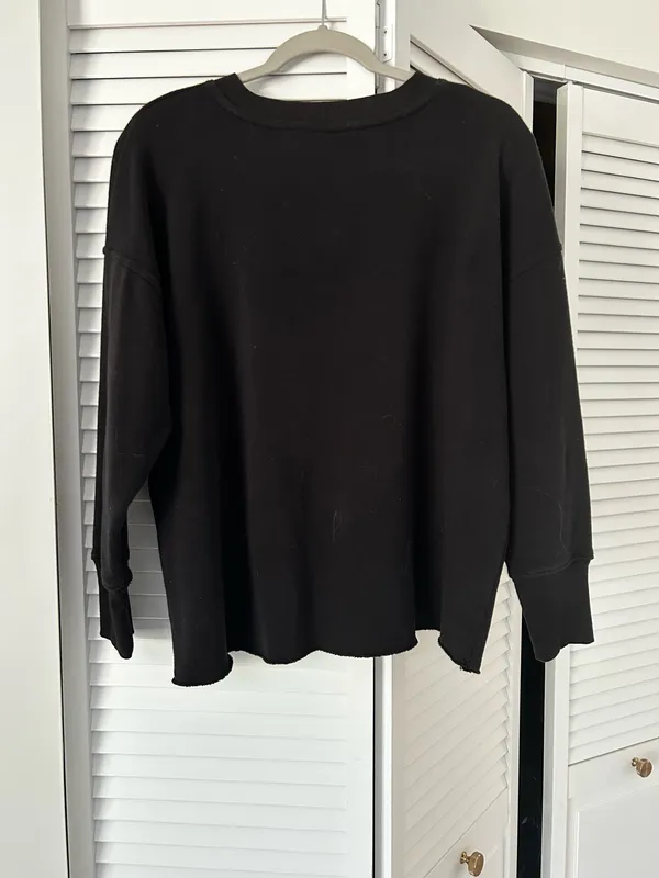 Crewneck sweater Black - Image 2