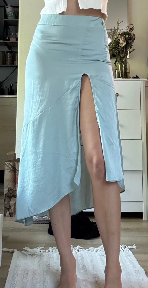 Free People blue Lola Skirt Midi - Image 3