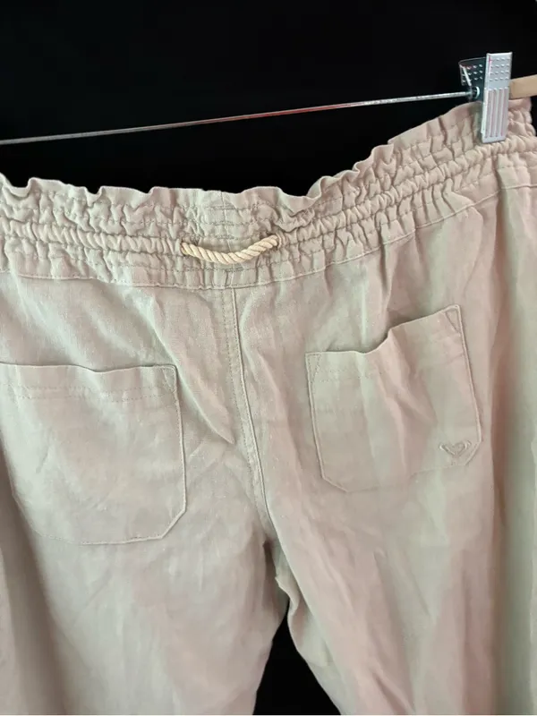 ROXY NWT Linen Blend Oceanside Pant - Image 5