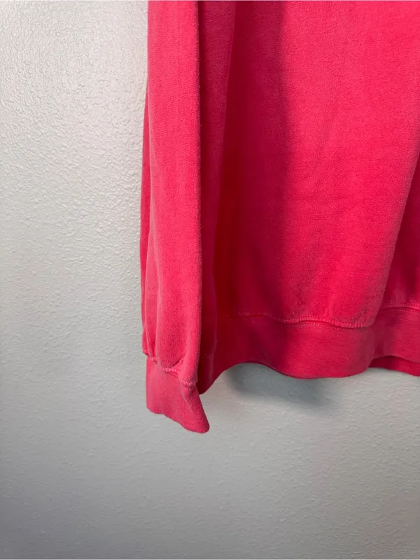 Anthropologie Pink 1995 Crewneck Sweatshirt Womens M Oversized Casual Athlesuire - Image 11