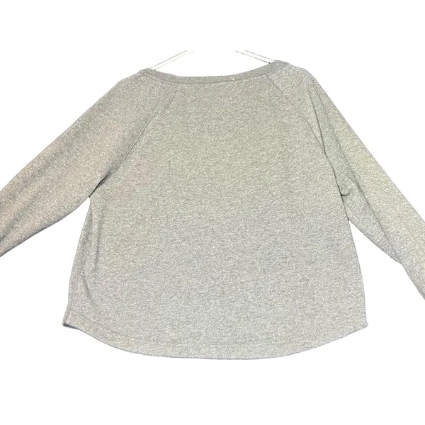 Aeropostale Womens Size XL NY Crewneck Sweatshirt‎ Grey Distressed Graphic Y2K - Image 3