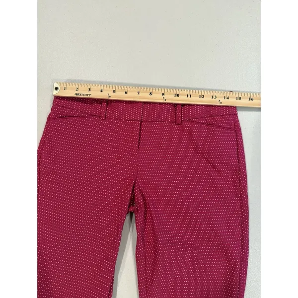 The Limited Extra Stretch Pants Womens 29** Pink Polka Dot Work Career Office - Image 4
