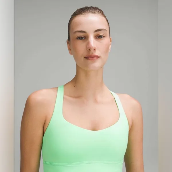 Lululemon Free to Be Longline Bra Wild *Light Support, A/B Cup Pistachio W2DNOS - Image 4
